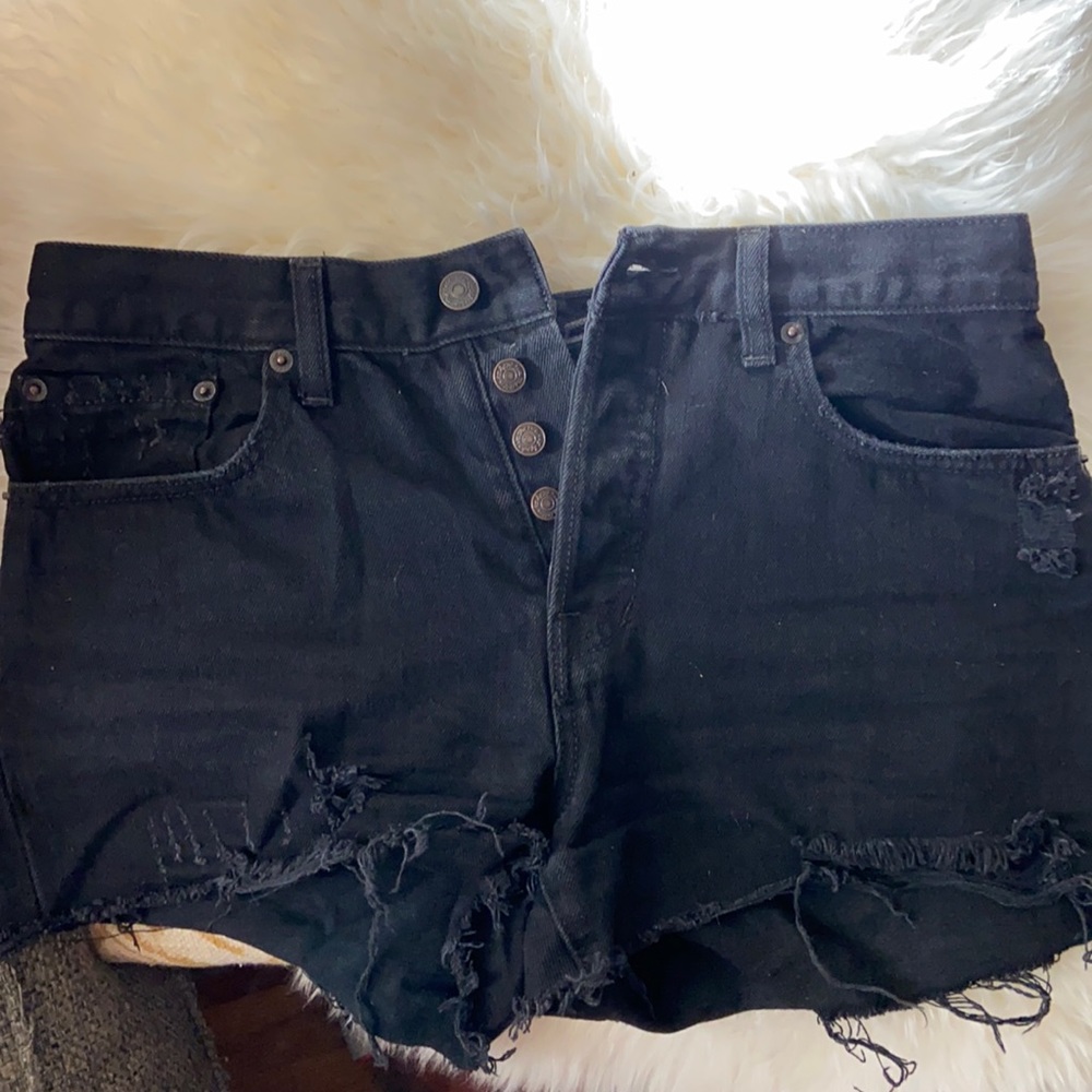 We the free distressed shorts